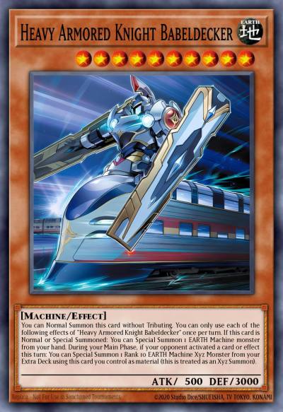 Heavy Armored Knight Babeldecker Super Rare BLZD-EN006 Blazing Dominion Yugioh card