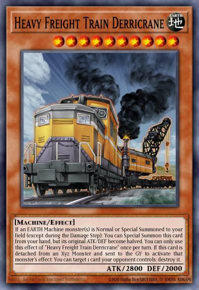 Heavy Freight Train Derricrane Common MP17-EN118 2017 Mega-Tin Mega Pack Yugioh card