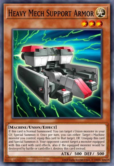 Heavy Mech Support Armor Ultra Rare LCKC-EN023 Legendary Collection Kaiba Mega Pack Yugioh card