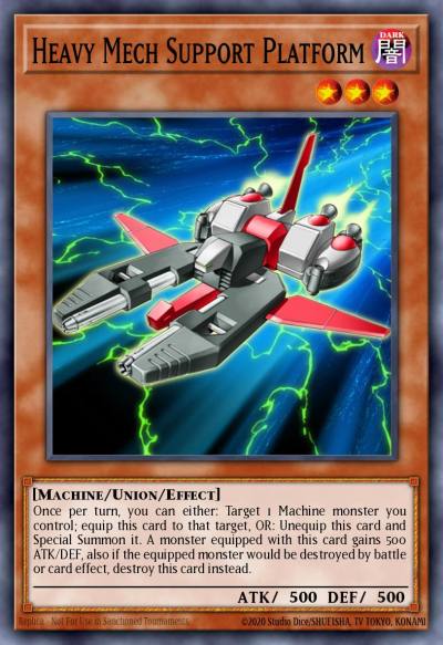 Heavy Mech Support Platform Common DR3-EN071 Dark Revelation Volume 3 Yugioh card