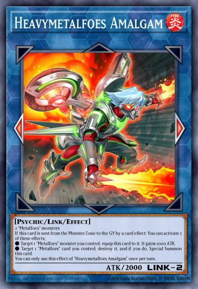 Heavymetalfoes Amalgam Rare MP22-EN027 2022 Tin of the Pharaohs Gods Yugioh card