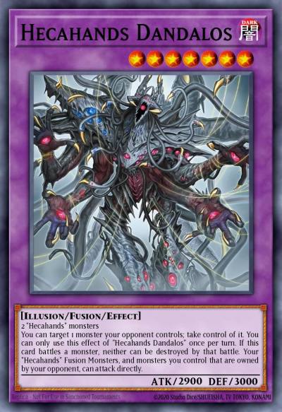 Hecahands Dandalos Common BLZD-EN035 Blazing Dominion Yugioh card