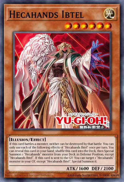 Hecahands Ibtel Collector's Rare PHRE-EN001 Phantom Revenge Yugioh card