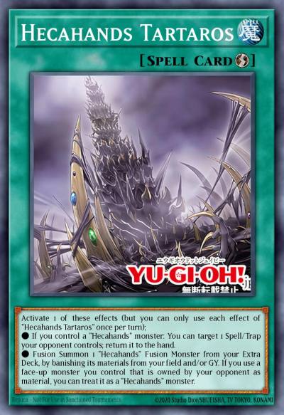 Hecahands Tartaros Rare PHRE-EN009 Phantom Revenge Yugioh card