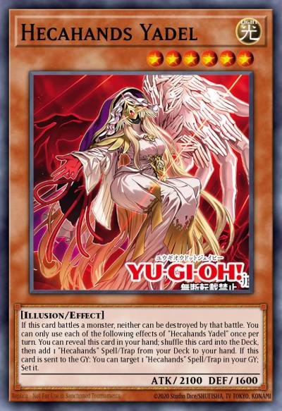 Hecahands Yadel Collector's Rare PHRE-EN002 Phantom Revenge Yugioh card
