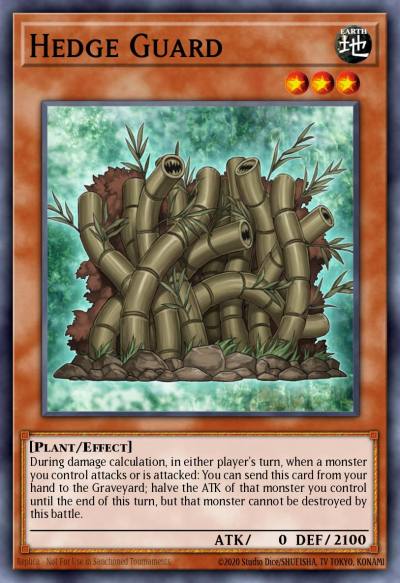 Hedge Guard Common BP02-EN081 Battle Pack 2 War of the Giants Yugioh card
