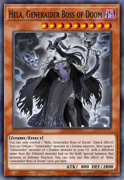 Hela Generaider Boss of Doom Ultra Rare GFP2-EN090 Ghosts From the Past The 2nd Haunting Yugioh card