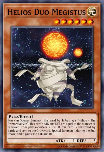 Helios Duo Megistus Rare CP06-EN010 Champion Pack Game Six Yugioh card