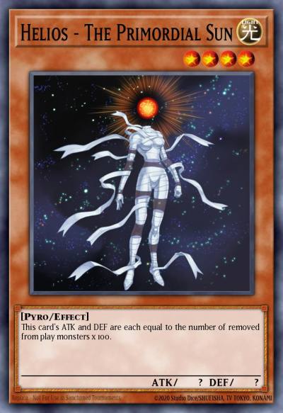 Helios - The Primordial Sun Common SGX3-ENF01 Speed Duel GX Duelists of Shadows Yugioh card