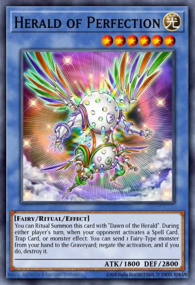 Herald of Perfection Ghost/Gold Rare GLD5-EN030 Gold Series Haunted Mine Yugioh card