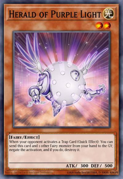 Herald of Purple Light Common BP03-EN023 Battle Pack 3 Monster League Yugioh card