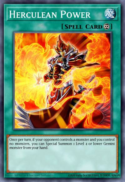 Herculean Power Common SOVR-EN054 Stardust Overdrive Yugioh card