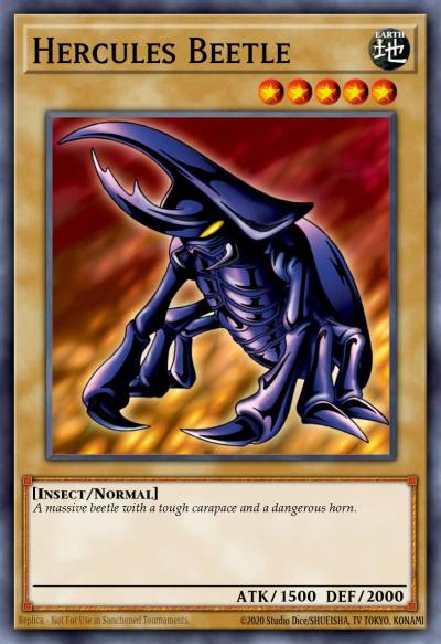 Hercules Beetle Common OP19-EN012 OTS Tournament Pack 19 Yugioh card