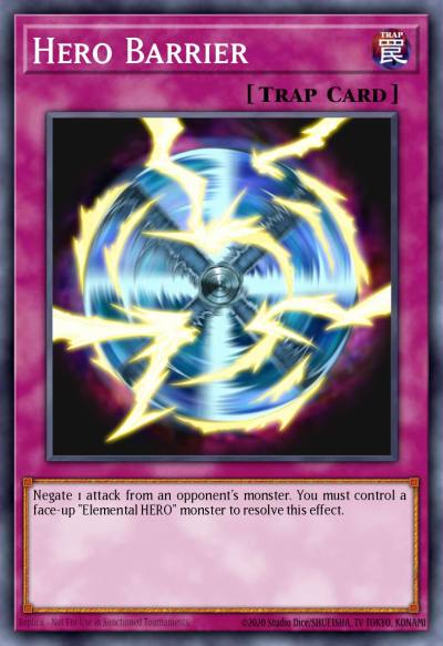 Hero Barrier Common DR04-EN109 Dark Revelation Volume 4 Yugioh card
