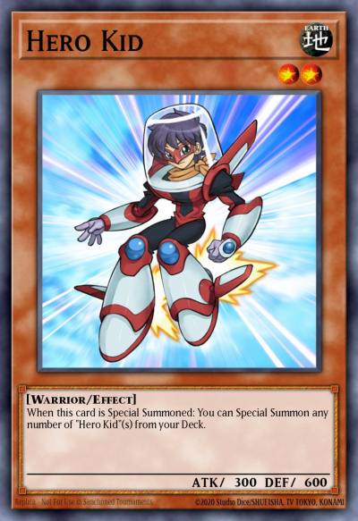 Hero Kid Rare DR04-EN125 Dark Revelation Volume 4 Yugioh card