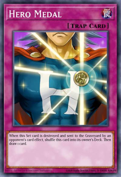 Hero Medal Common DP06-EN021 Duelist Pack Jaden Yuki 3 Yugioh card