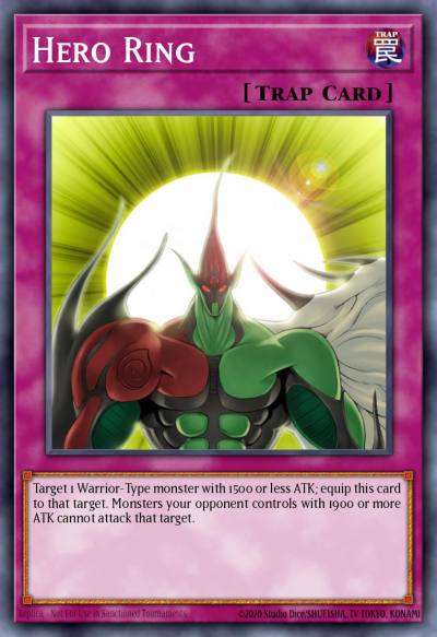 Hero Ring Super Rare LCGX-EN110 Legendary Collection 2 The Duel Academy Years Mega Pack Yugioh card