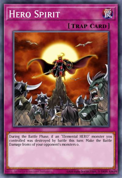 Hero Spirit Secret Rare DPK-ENSE3 Duelist Pack Special Edition Yugioh card