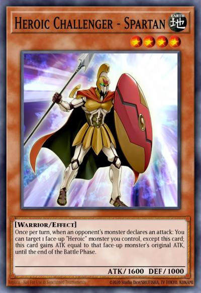 Heroic Challenger - Spartan Common OP19-PT033 OTS Tournament Pack 19 (POR) Yugioh card