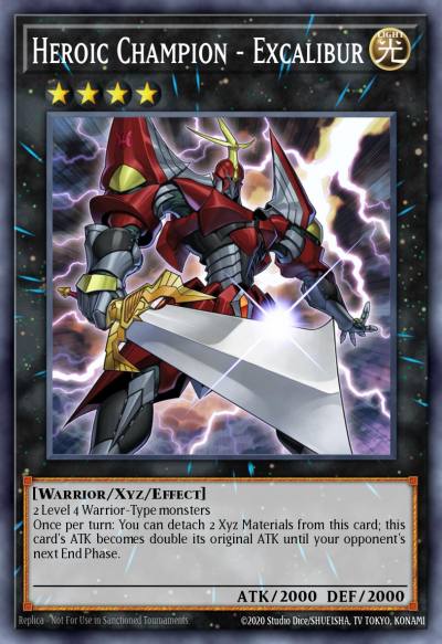 Heroic Champion - Excalibur Secret Rare CT09-EN002 Collectible Tins 2012 Wave 1 Yugioh card