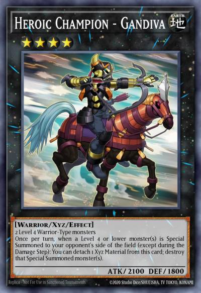 Heroic Champion - Gandiva Ultimate Rare ABYR-EN042 Abyss Rising Yugioh card