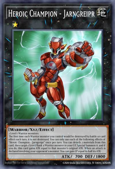 Heroic Champion - Jarngreipr Common DIFO-EN045 Dimension Force Yugioh card