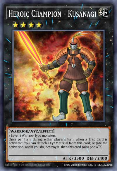 Heroic Champion - Kusanagi Super Rare ABYR-EN043 Abyss Rising Yugioh card