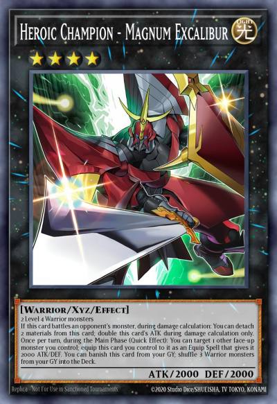 Heroic Champion - Magnum Excalibur Common DUAD-EN044 Duelists Advance Yugioh card