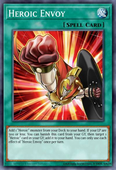 Heroic Envoy Super Rare DIFO-EN061 Dimension Force Yugioh card