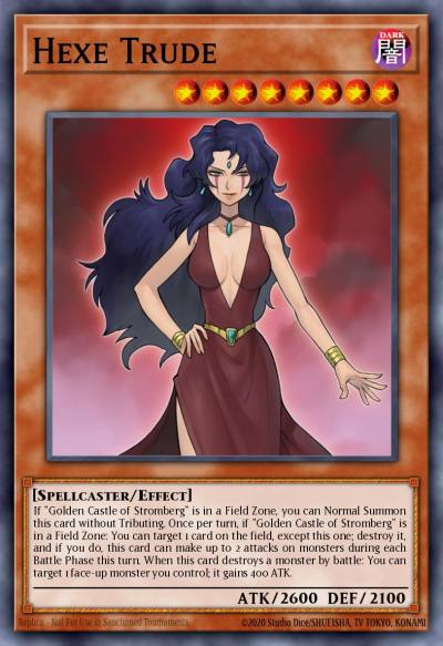Hexe Trude Secret Rare BLRR-EN009 Battles of Legend Relentless Revenge Yugioh card