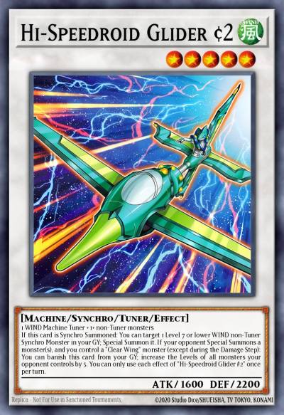 Hi-Speedroid Glider #2 Common SUDA-EN040 Supreme Darkness Yugioh card