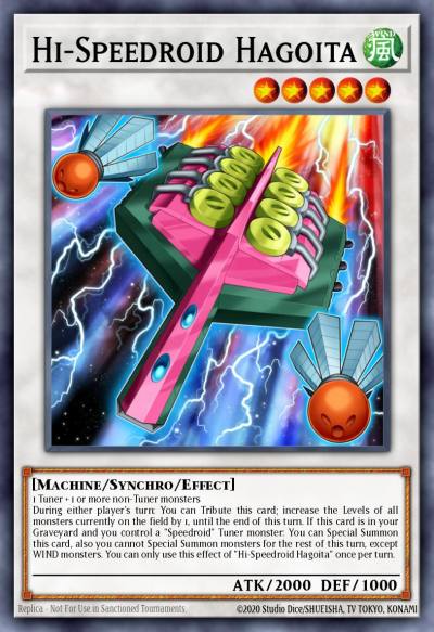 Hi-Speedroid Hagoita Rare BOSH-EN049 Breakers of Shadow Yugioh card