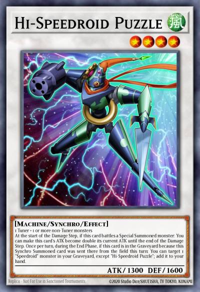 Hi-Speedroid Puzzle Rare MP17-EN026 2017 Mega-Tin Mega Pack Yugioh card