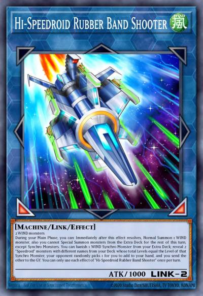 Hi-Speedroid Rubber Band Shooter Common BLC1-EN094 Battles of Legend Chapter 1 Yugioh card