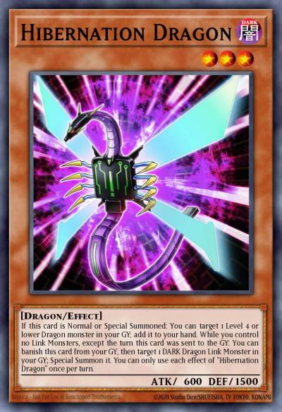Hibernation Dragon Common BLC1-EN113 Battles of Legend Chapter 1 Yugioh card