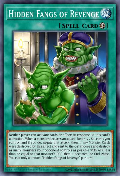 Hidden Fangs of Revenge Ultra Rare BROL-EN050 Brothers of Legend Yugioh card