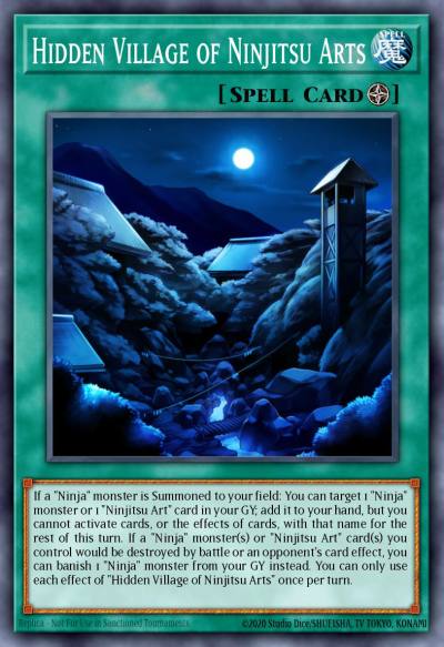 Hidden Village of Ninjitsu Arts Common OP20-EN021 OTS Tournament Pack 20 Yugioh card