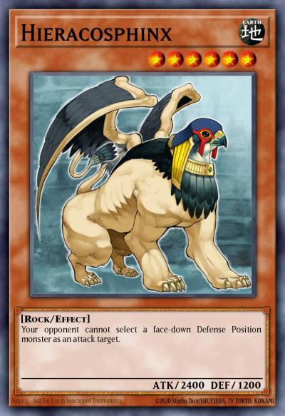Hieracosphinx Super Rare DR3-EN192 Dark Revelation Volume 3 Yugioh card