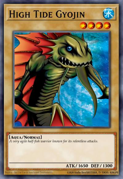 High Tide Gyojin Common MRL-025 Magic Ruler Yugioh card