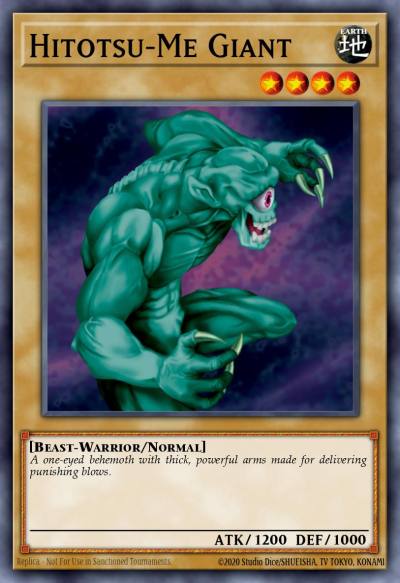 Hitotsu-Me Giant Ultra Rare KC01-EN019 25th Anniversary Ultimate Kaiba Set Yugioh card