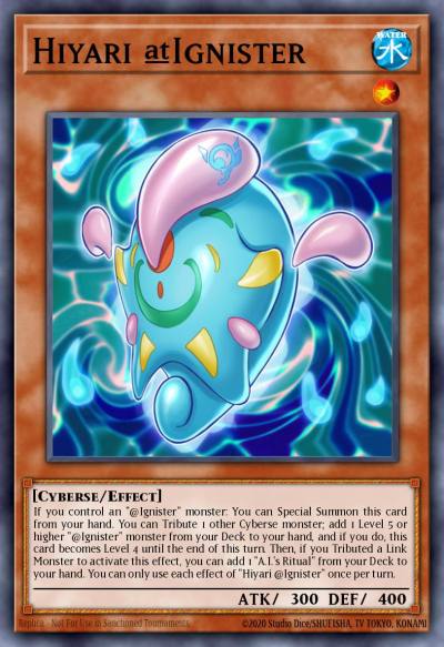 Hiyari @Ignister Common IGAS-EN005 Ignition Assault Yugioh card