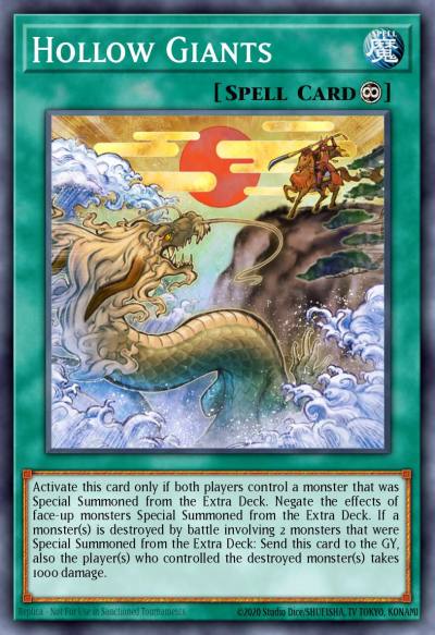 Hollow Giants Ultra Rare DUOV-EN055 Duel Overload Yugioh card