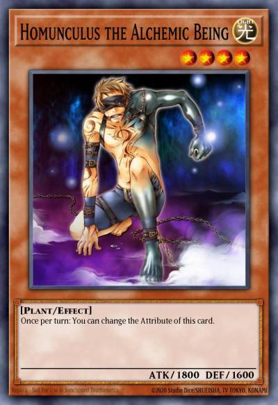Homunculus the Alchemic Being Common CP07-EN015 Champion Pack Game Seven Yugioh card