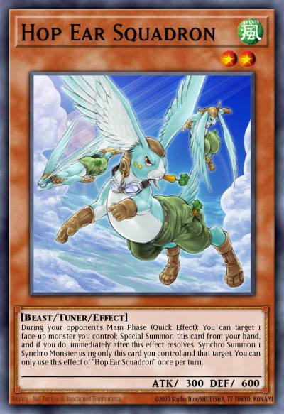 Hop Ear Squadron Common MP20-EN164 2020 Tin of Lost Memories Mega Pack Yugioh card