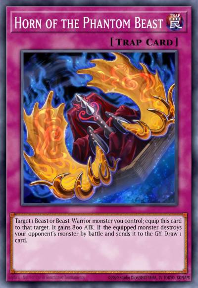 Horn of the Phantom Beast Super Rare DASA-EN060 Dark Saviors Yugioh card
