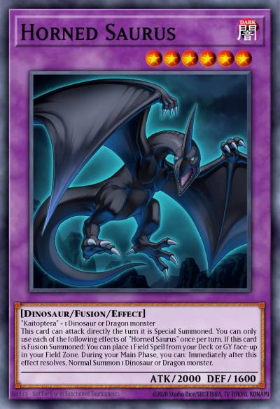 Horned Saurus Ultra Rare MP24-EN271 25th Anniversary Tin Dueling Mirrors Yugioh card