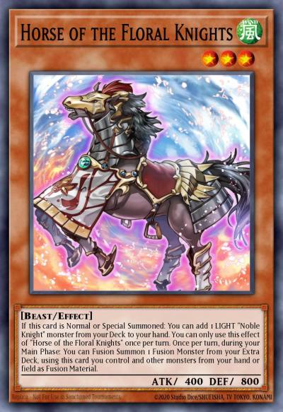 Horse of the Floral Knights Ultra Rare BROL-EN018 Brothers of Legend Yugioh card