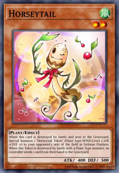 Horseytail Common CSOC-EN026 Crossroads of Chaos Yugioh card