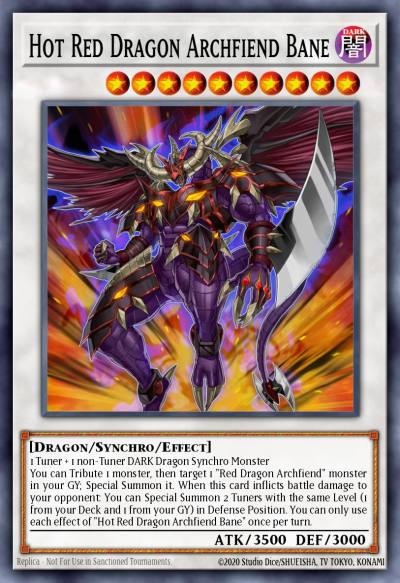 Hot Red Dragon Archfiend Bane Ultra Rare DUPO-EN058 Duel Power Yugioh card