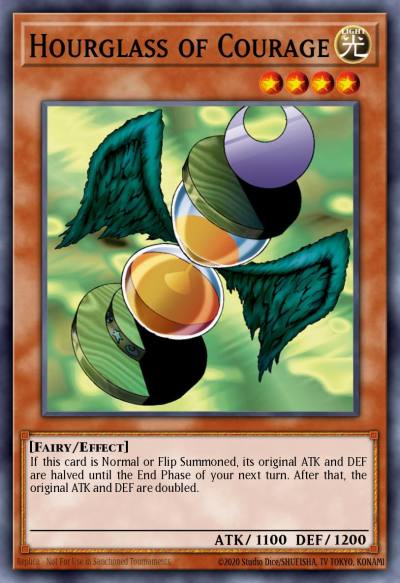 Hourglass of Courage Common STOR-EN091 Storm of Ragnarok Yugioh card